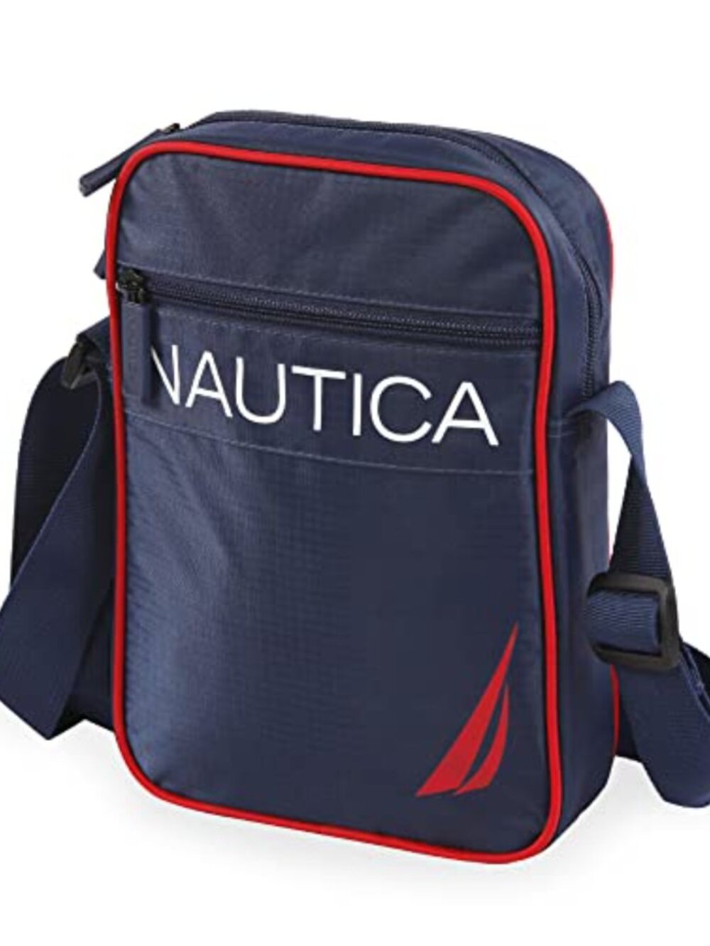 Nautica Unisex Sling Shoulder Bag Ripstop Polyester Zip Pockets